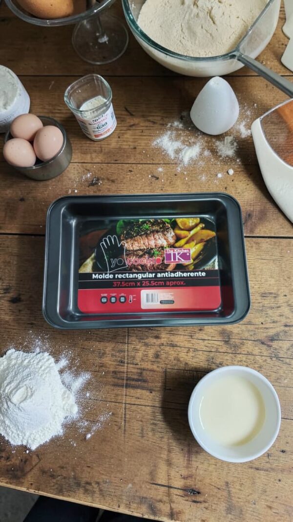 MOLDE RECT. ANTIADHERENTE  3.5*25.2CM PAROX