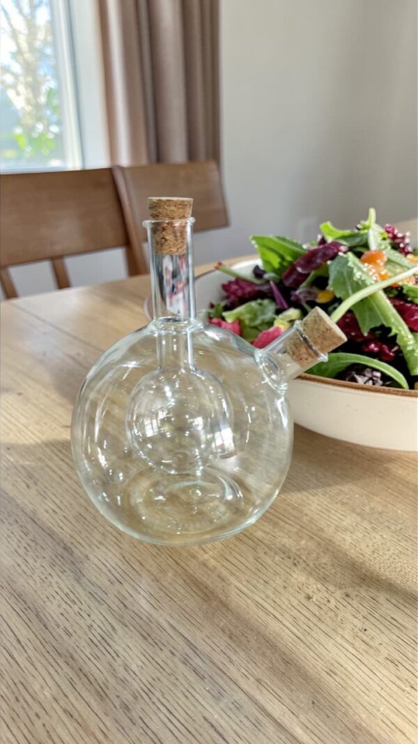 SET 2 EN 1 ACEITERA/VINAGRERA DE VIDRIO 60/400CC