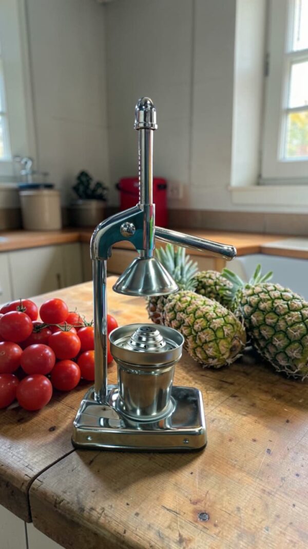 EXPRIMIDOR DE JUGO CON MANIJA MANUAL