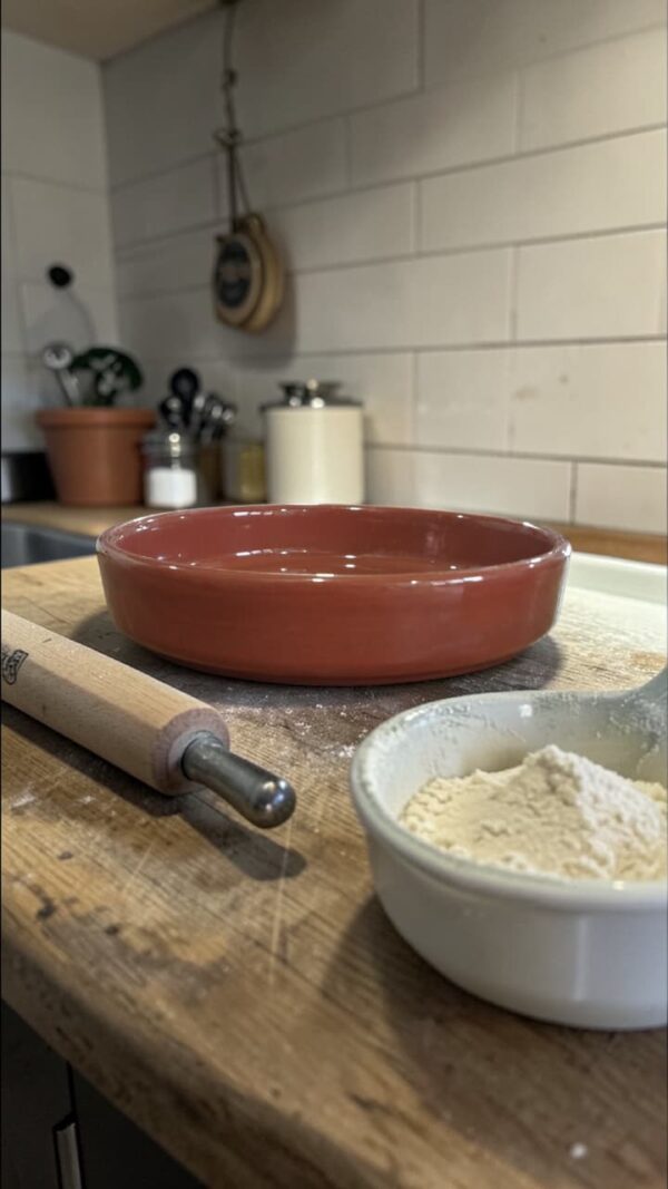 TARTERA 23 CM ESMALATADA