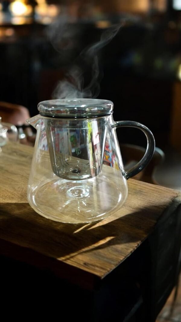 TETERA CONICA DE VIDRIO BOROSILICATE- 600CC