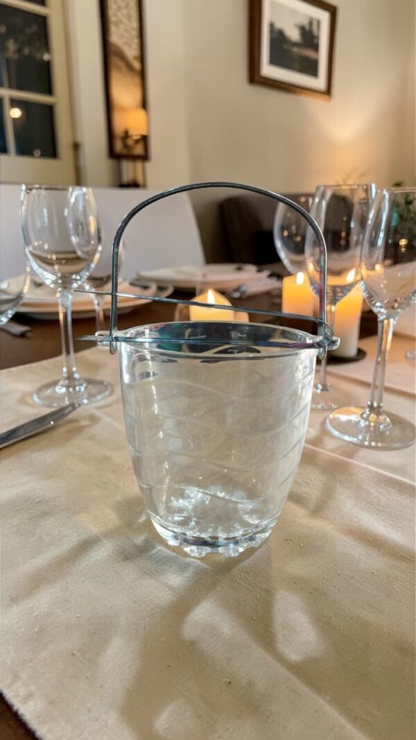 HIELERA DE VIDRIO+PINZA